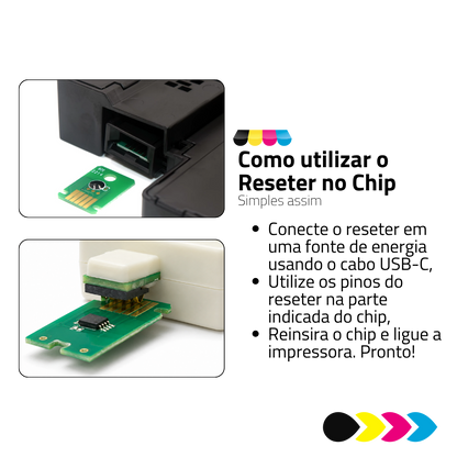 Reseter Chip MC-G03 Para Caixa de Manutenção Canon GX3010 GX3020 GX4070 GX4080