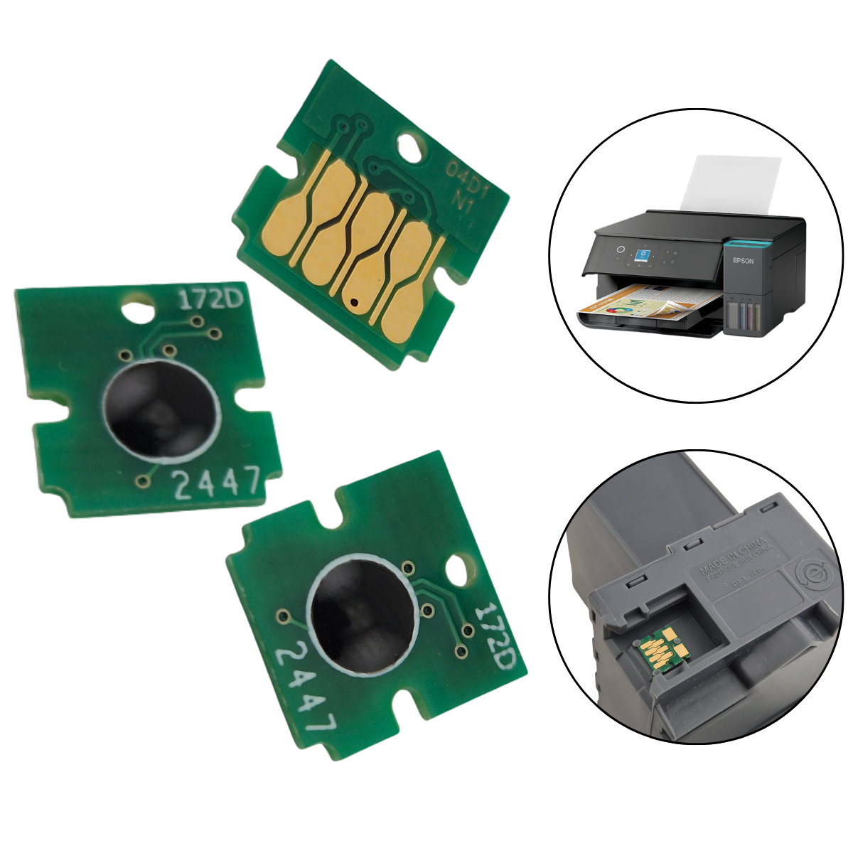 Chip De Caixa De Manutenção Epson T04D1 L4360 L4150 M1120 L4260 L14150 M2140 L4160 L5190 M2170