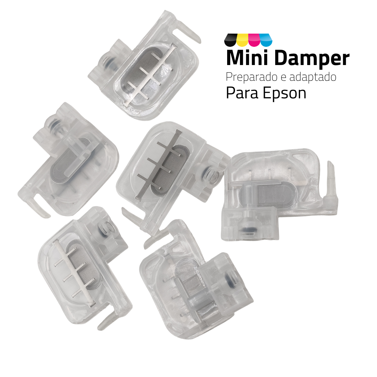 Minidamper Preparado para Impressoras Epson | Cabeças DX3, DX4 e DX5