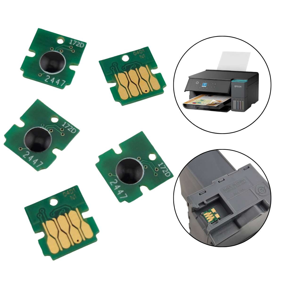 Chip De Caixa De Manutenção Epson T04D1 L4360 L4150 M1120 L4260 L14150 M2140 L4160 L5190 M2170