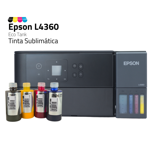 Impressora Epson Ecotank L4360 C/ Tinta Sublimática | Preparação Ink