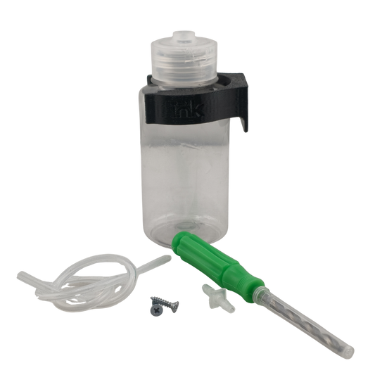 Kit Dispenser Universal Epson Com Suporte Black Ink - Coletor Externo De Residual De Tinta