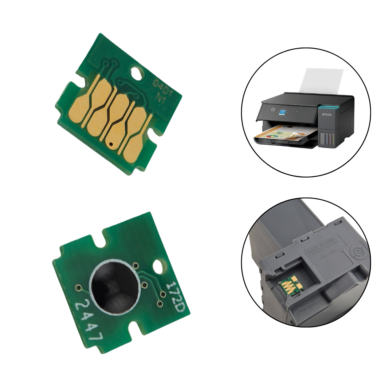 Chip De Caixa De Manutenção Epson T04D1 L4360 L4150 M1120 L4260 L14150 M2140 L4160 L5190 M2170