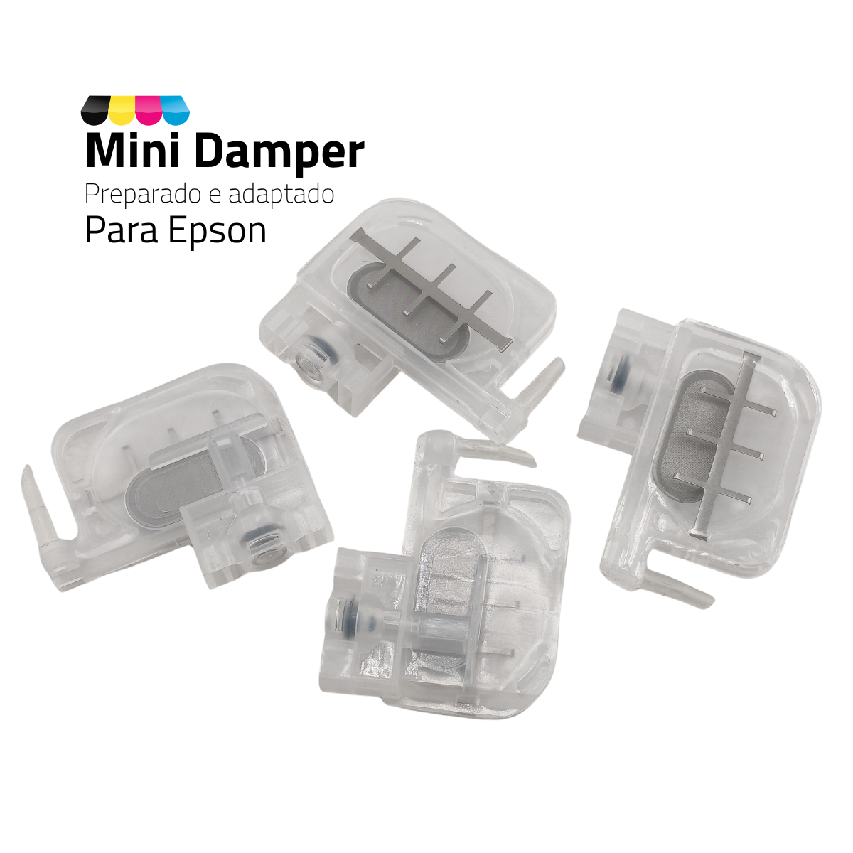 Minidamper Preparado para Impressoras Epson | Cabeças DX3, DX4 e DX5