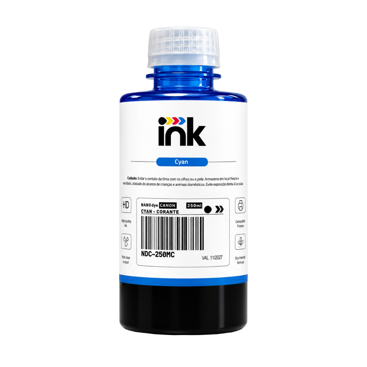 Tinta Corante Ink para Canon — 100ml, 250ml e 1L