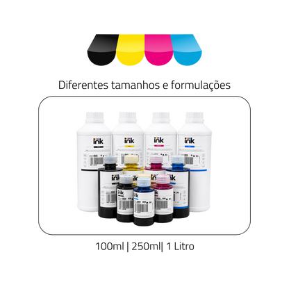 Tinta Corante Ink para Canon — 100ml, 250ml e 1L