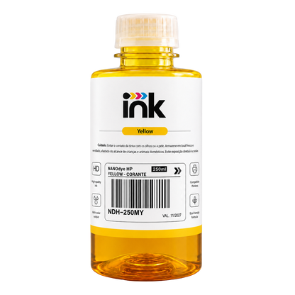 Tinta Corante Ink para Hp — 100ml, 250ml e 1L