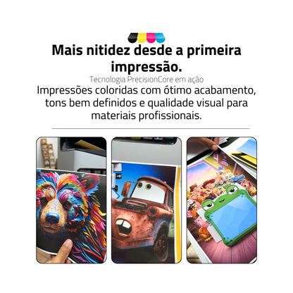 Impressora Epson Workforce Enterprise AM-C400 C/ Tinta Corante | Preparação Ink