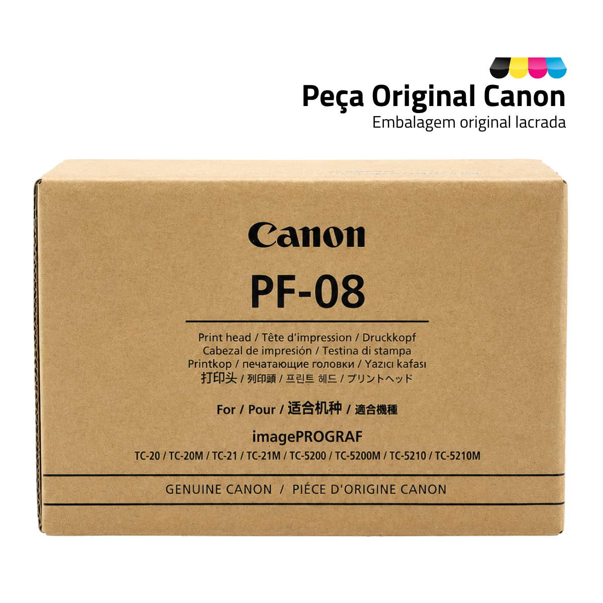 Cabeça de Impressão Original Canon PF-08 – Para Plotters TC-20 / TC-5200