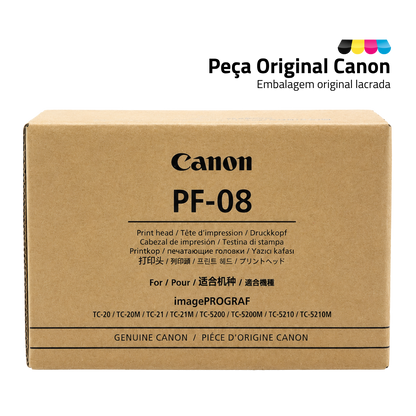 Cabeça de Impressão Original Canon PF-08 – Para Plotters TC-20 / TC-5200