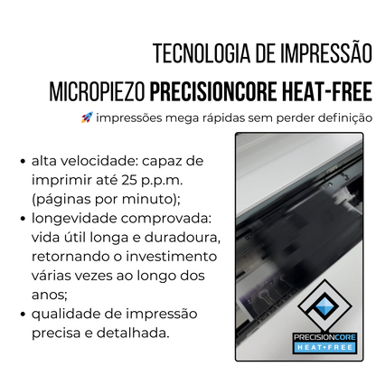 Impressora Epson WorkForce WF-C5810 Com Bulk-Ink Instalado | Preparação Ink