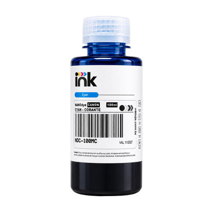 Tinta Corante Ink para Canon — 100ml, 250ml e 1L