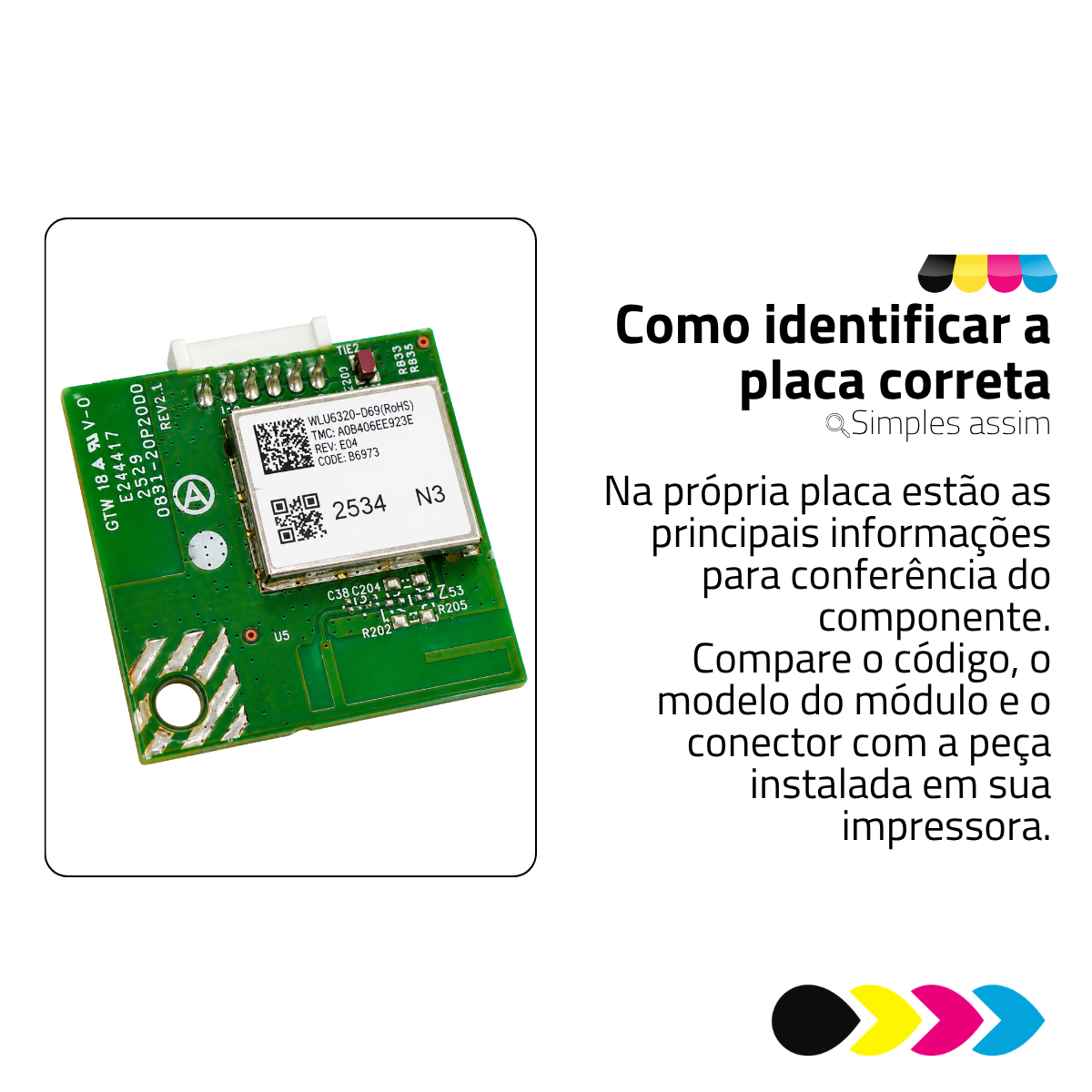 Placa Wi-fi Epson Nova T3170 Original