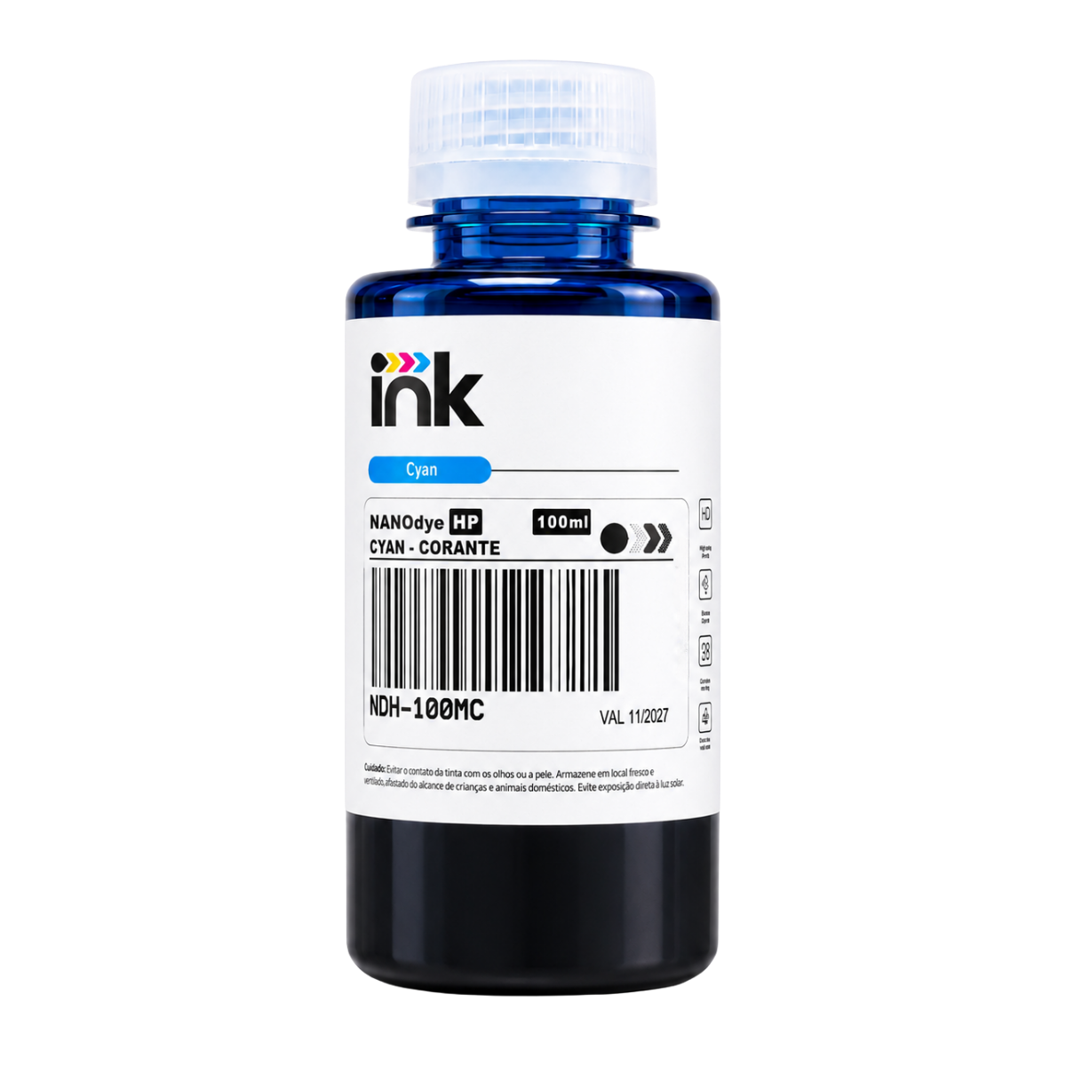 Tinta Corante Ink para Hp — 100ml, 250ml e 1L