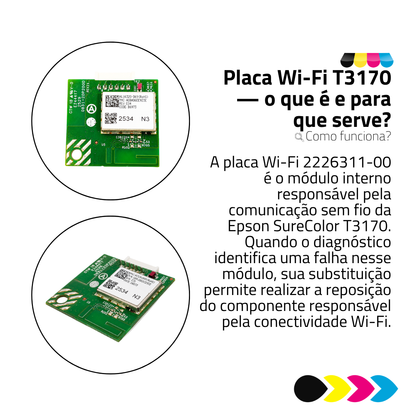 Placa Wi-fi Epson Nova T3170 Original