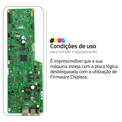 Kit Cartuchão Recarregável Ink Para Epson WorkForce C5310 / C5390 – 4 Cores