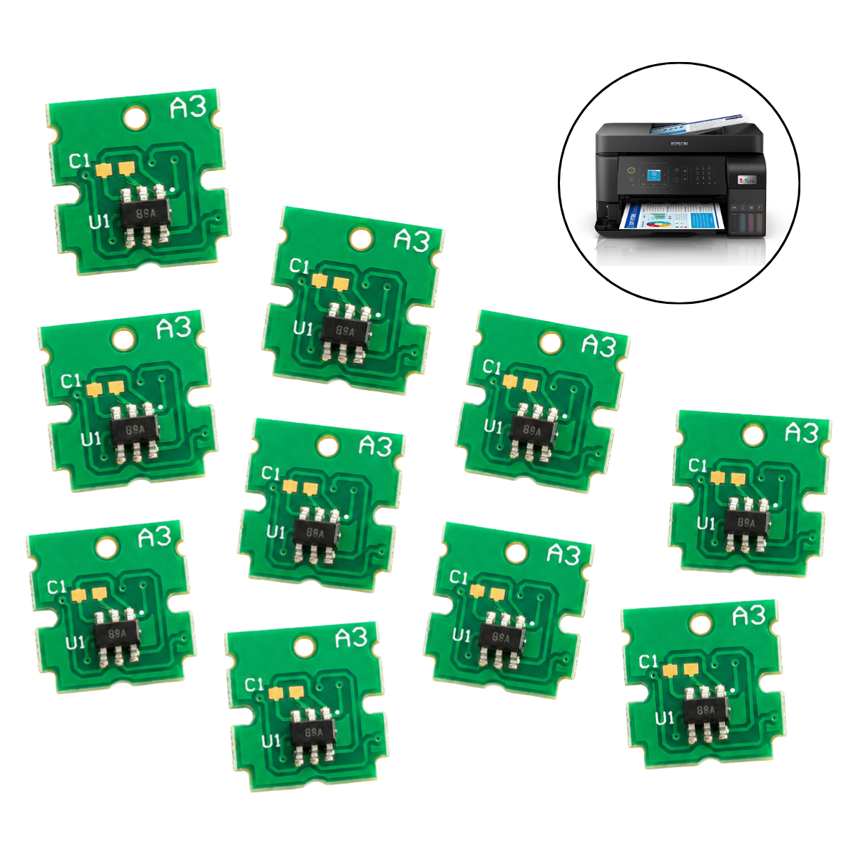 Chip Caixa de Manutenção PN-C9344 Para Epson XP2100 XP3100 XP4100 WF2810 WF2830 WF2850 L5590