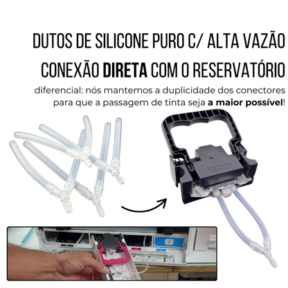 Impressora Epson WorkForce WF-C5810 Com Bulk-Ink Instalado | Preparação Ink