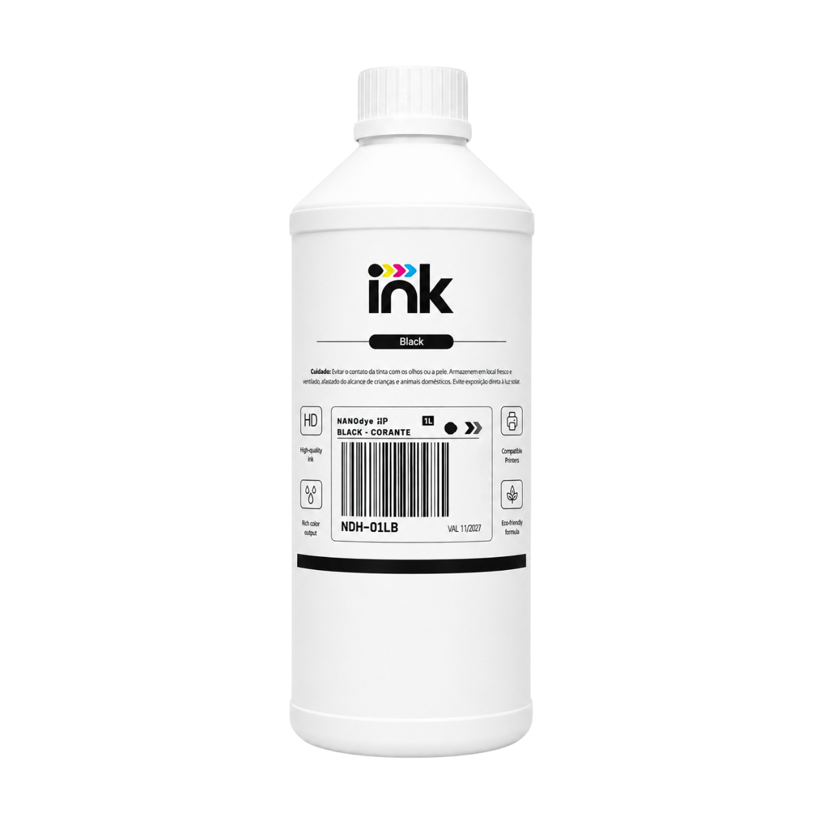 Tinta Corante Ink para Hp — 100ml, 250ml e 1L
