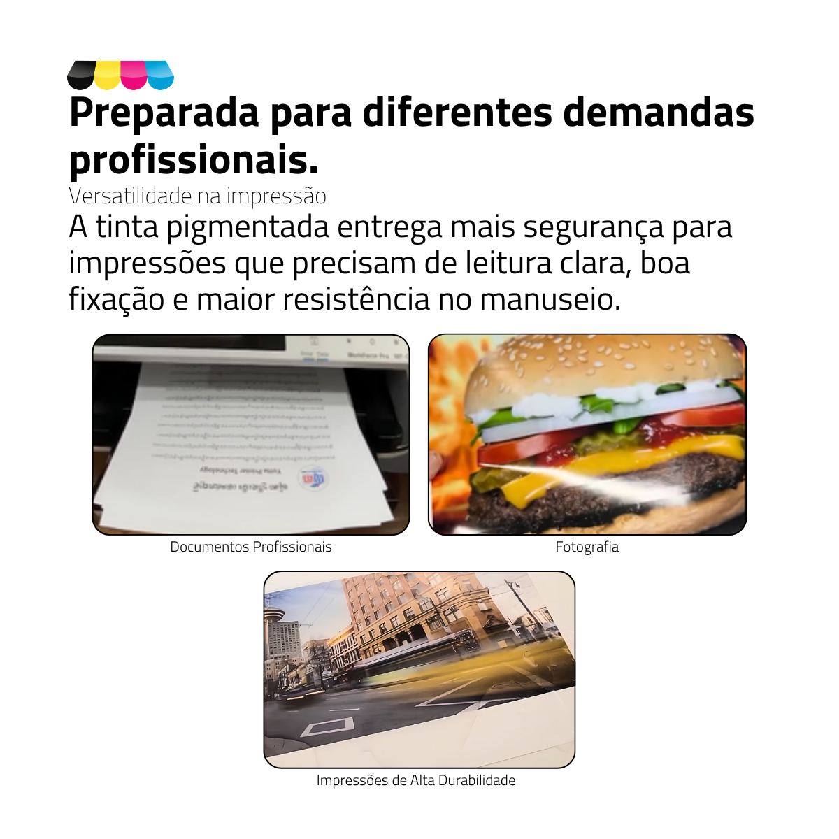 Impressora Epson Workforce Enterprise AM-C400 C/ Tinta Pigmentada | Preparação Ink