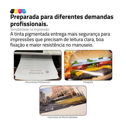 Impressora Epson Workforce Enterprise AM-C400 C/ Tinta Pigmentada | Preparação Ink