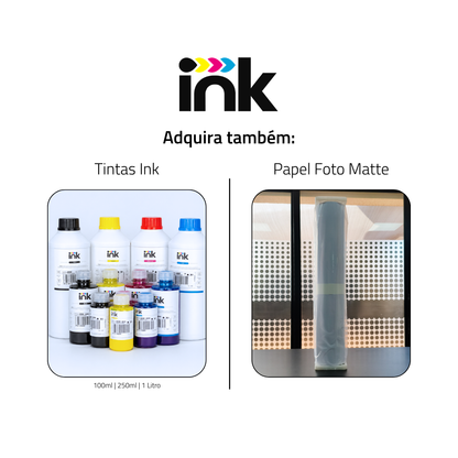 Rolo Papel Foto Glossy  Microporo Semi Brilho 260G/M² 610MMX30MTS Der 4