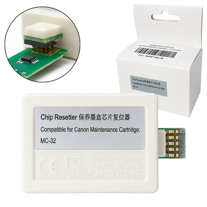 Reseter de Chip MC-32 Para Caixa de Manutenção Canon TC-20 / TC-5200
