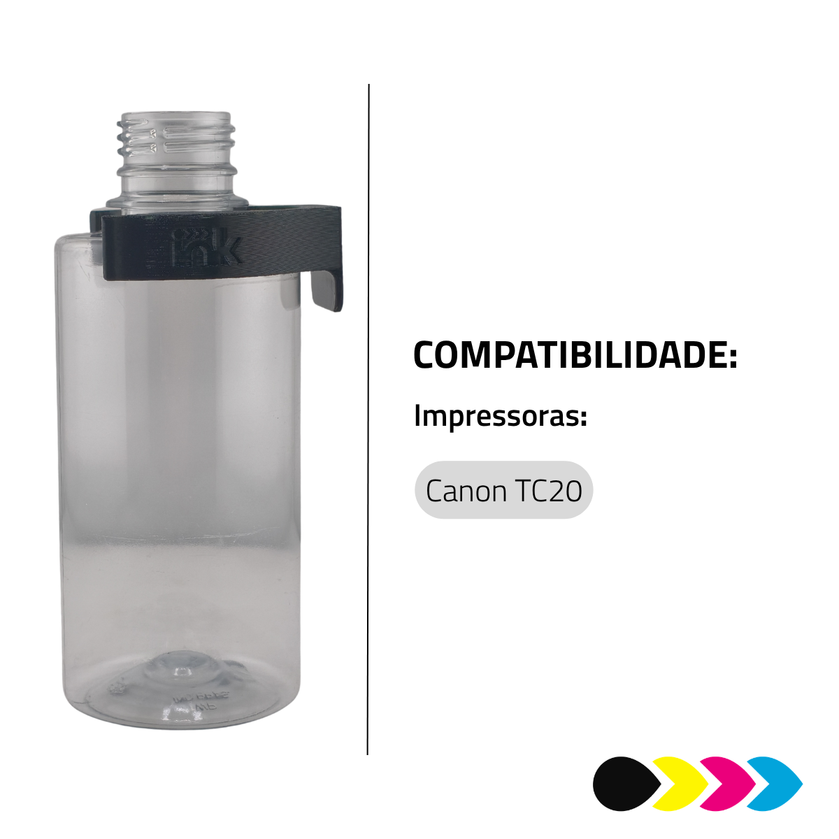 Kit Dispenser Canon TC20 Com Suporte Ink - Coletor Externo de Residual de Tinta