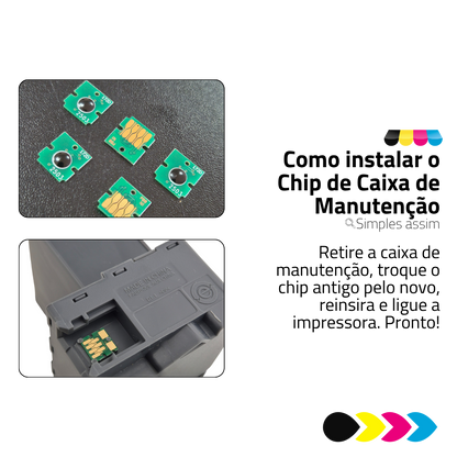 Chip Caixa de Manutenção T6716 WFC5210 WFC5290 WFC5710 WFC5790 WFC529R M5299 M5799 ET8700