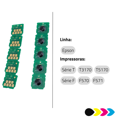 Chip De Caixa De Manutenção Epson S2100 T3170 T3170X T3180 T5100 T5130 T5140 T5150 T5160 T5170