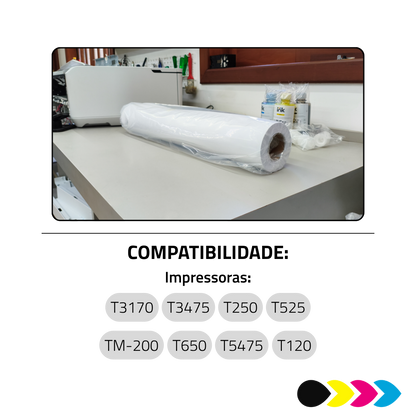 Rolo Papel Foto Matte Fosco 108G/M² 610MMX30MTS Der 4