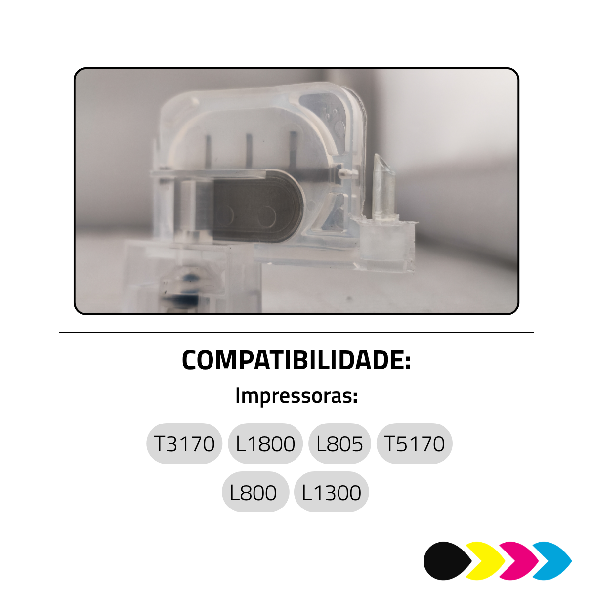 Minidamper Preparado para Impressoras Epson | Cabeças DX3, DX4 e DX5