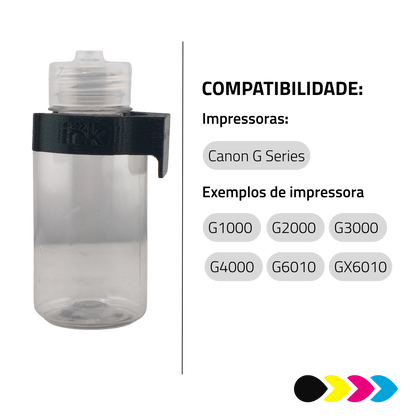 Kit Dispenser Canon G Series Com Suporte Ink - Coletor Externo de Residual de Tinta