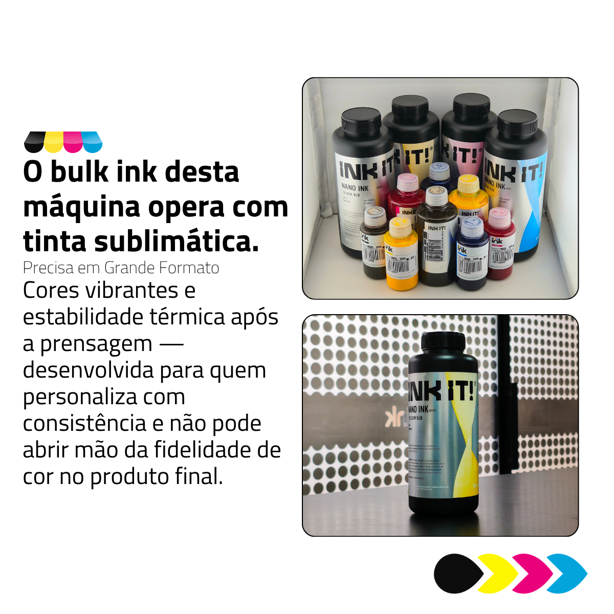 Impressora Epson Surecolor T3170 Com Bulk-Ink Instalado Tinta Sublimática | Preparação Ink