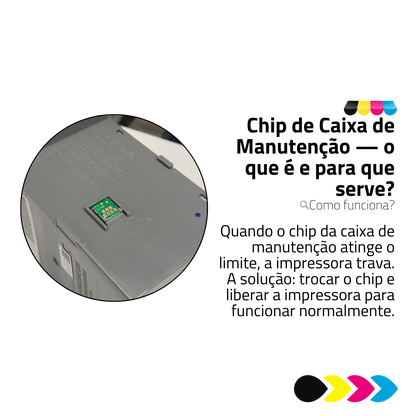 Chip De Caixa De Manutenção Epson S2100 T3170 T3170X T3180 T5100 T5130 T5140 T5150 T5160 T5170