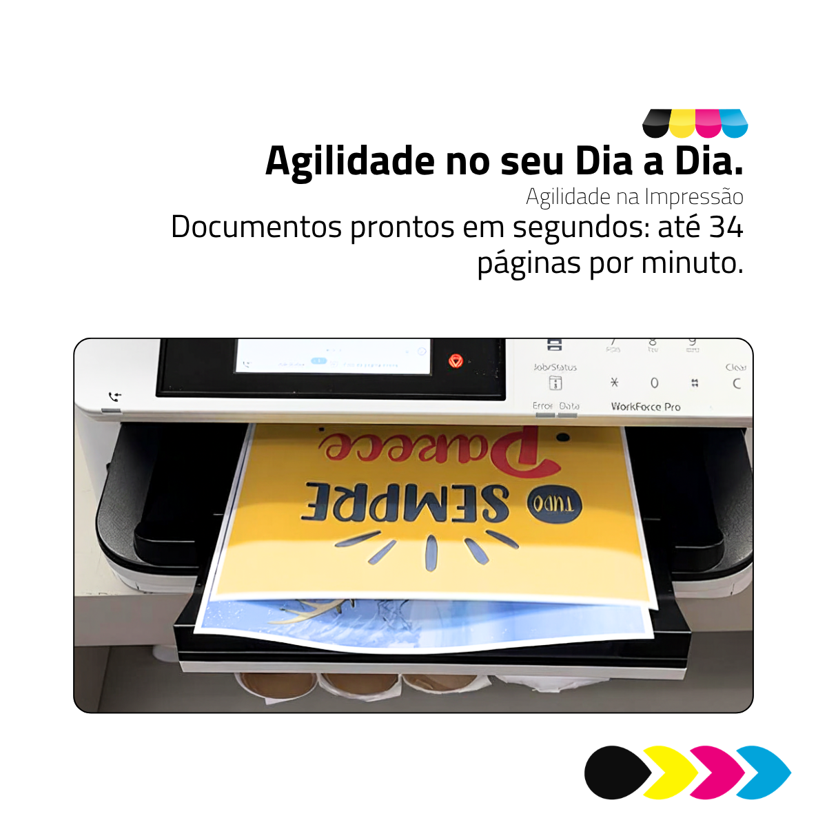 Impressora Epson Workforce WF-C5810 C/ Tinta Corante | Preparação Ink