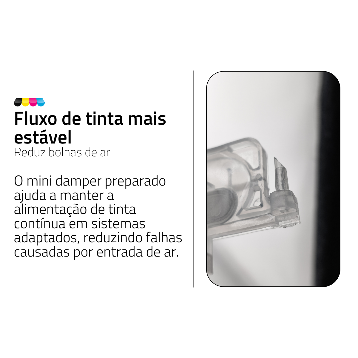 Minidamper Preparado para Impressoras Epson | Cabeças DX3, DX4 e DX5