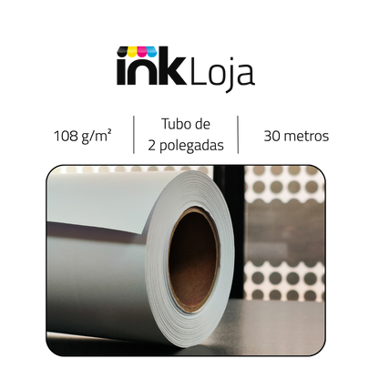 Rolo Papel Foto Matte Fosco 108G/M² 610MMX30MTS Der 4