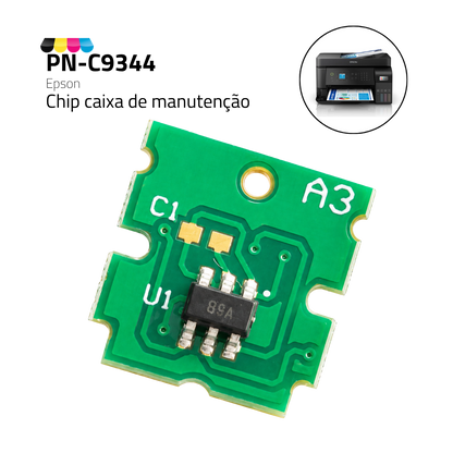 Chip Caixa de Manutenção PN-C9344 Para Epson XP2100 XP3100 XP4100 WF2810 WF2830 WF2850 L5590