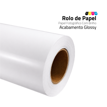 Rolo Papel Foto Glossy 180G/M² 610MMX30MTS DER 4