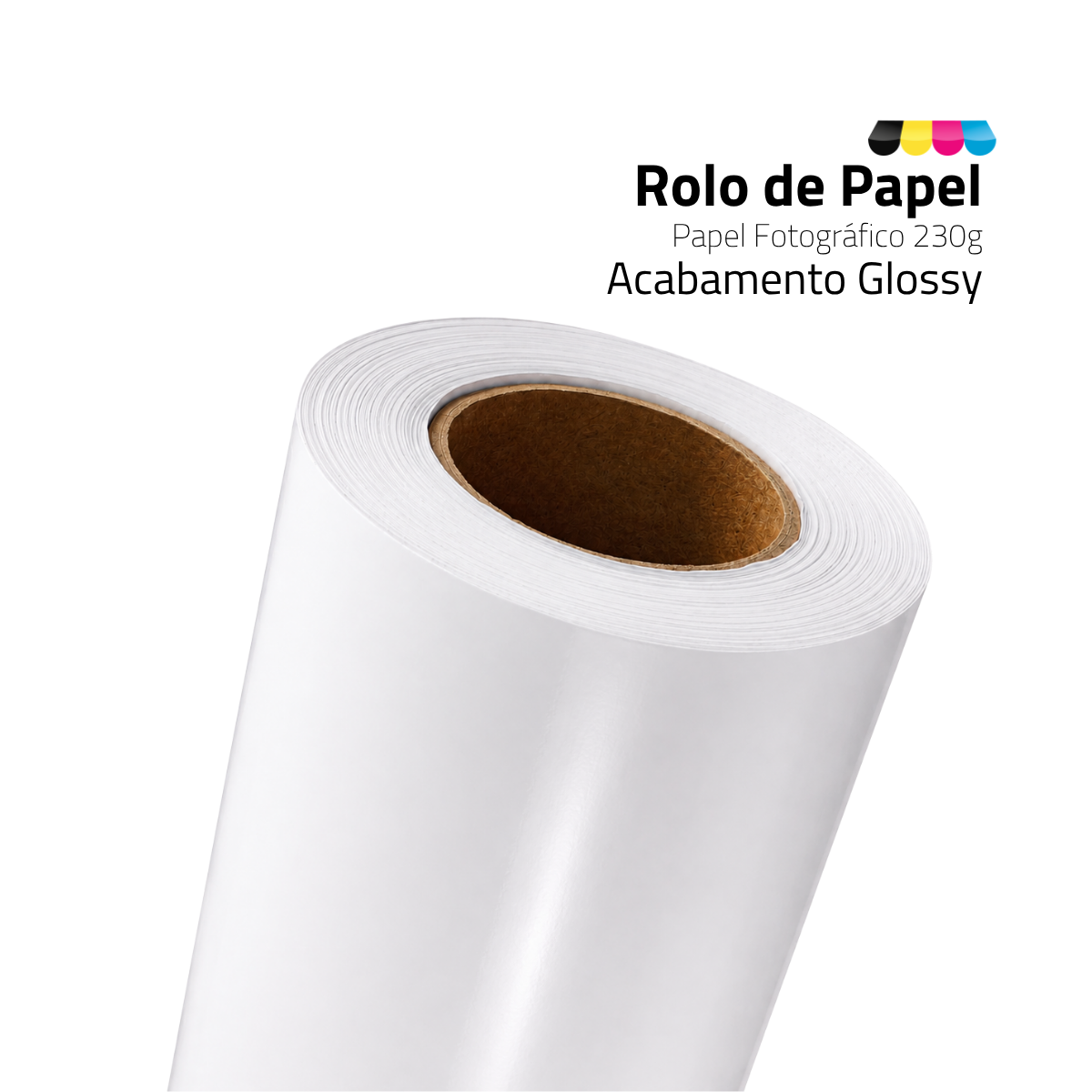 Rolo Papel Foto Glossy 230G/M² 610MMX30MTS DER 4