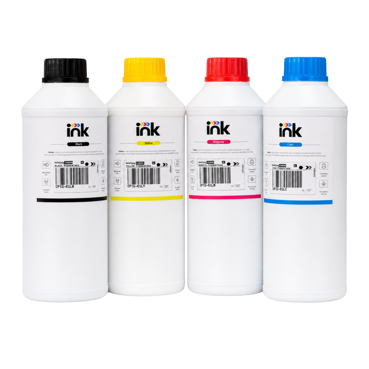 Tinta Pigmentada Canon Ink — 100ml, 250ml e 1L