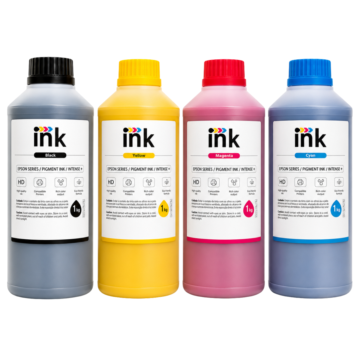 Tinta Pigmentada Epson Ink Plus+ — EcoTank, WorkForce e Surecolor