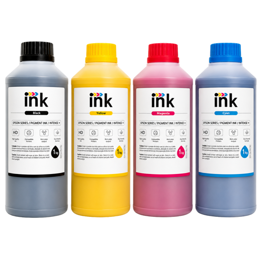 Tinta Pigmentada Epson Ink Plus+ — EcoTank, WorkForce e Surecolor