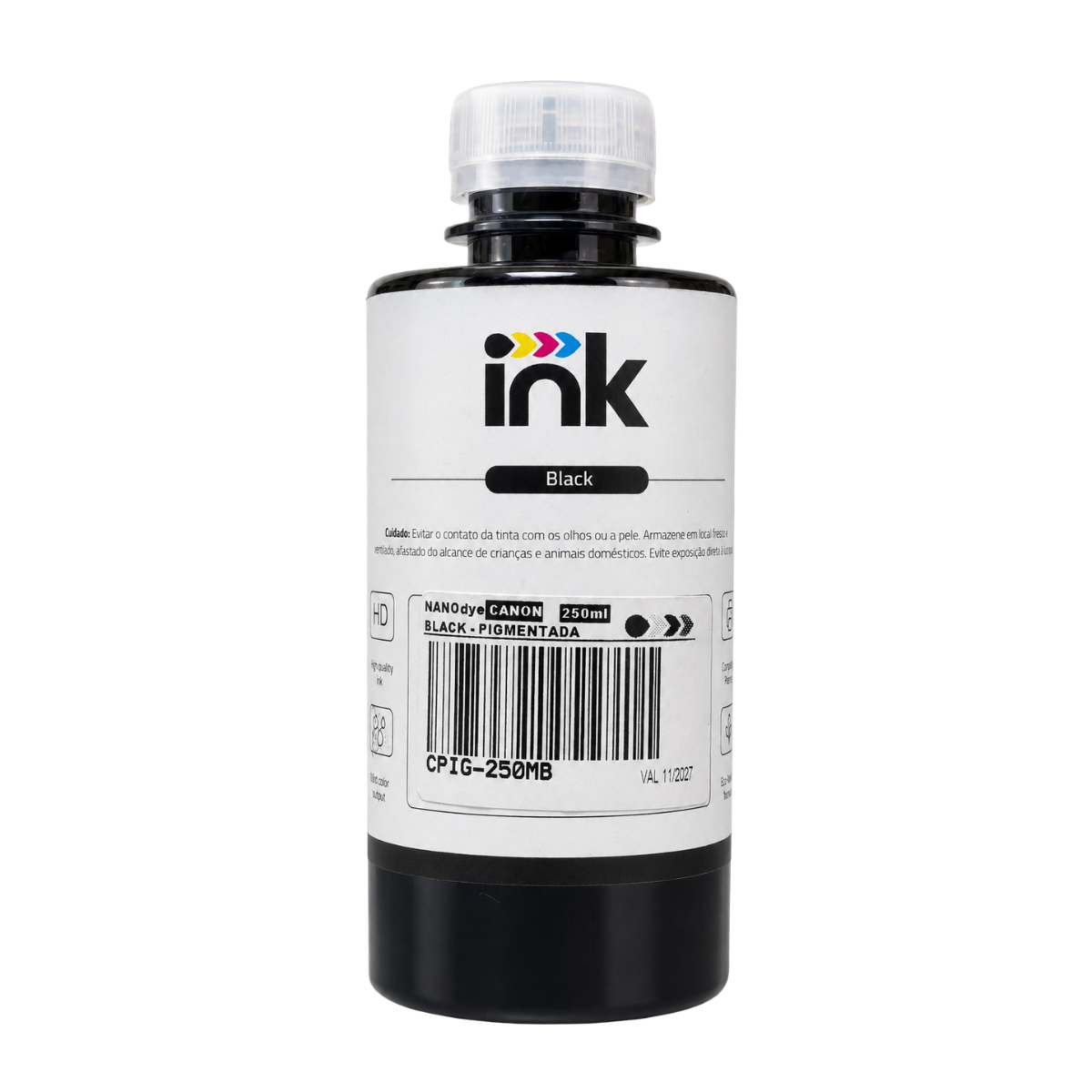 Tinta Pigmentada Canon Ink — 100ml, 250ml e 1L