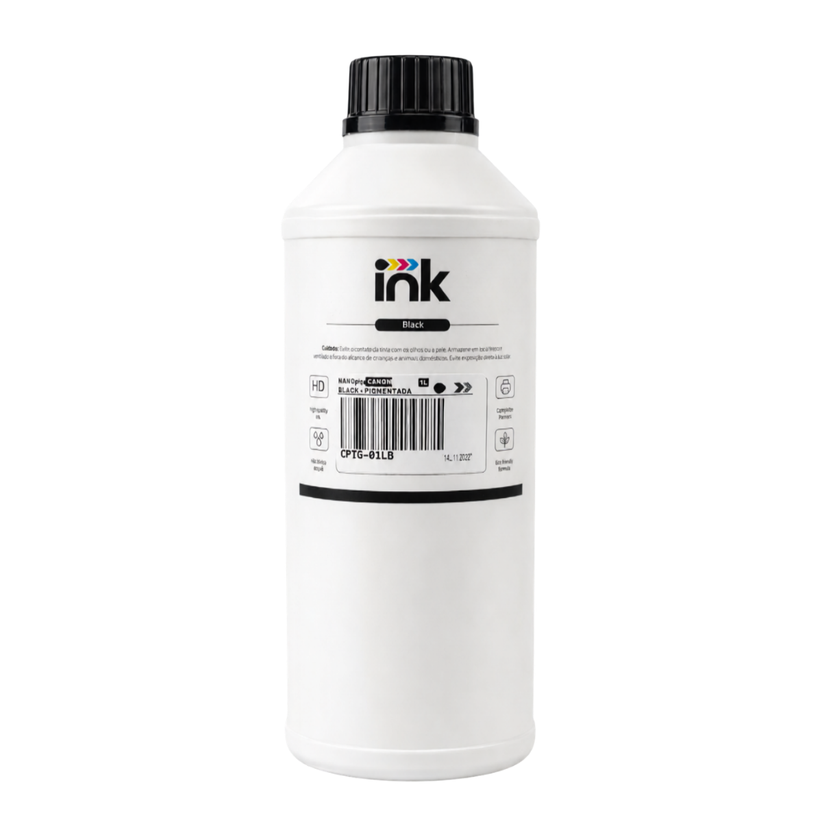 Tinta Pigmentada Canon Ink — 100ml, 250ml e 1L
