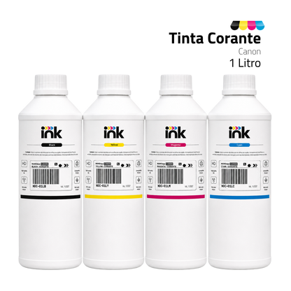 Tinta Corante Ink para Canon — 100ml, 250ml e 1L