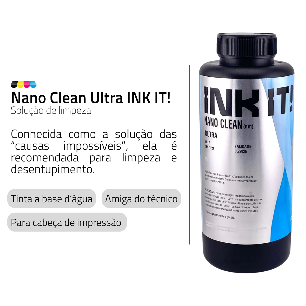 Solução de Limpeza - Nano Clean Ultra | INK IT!