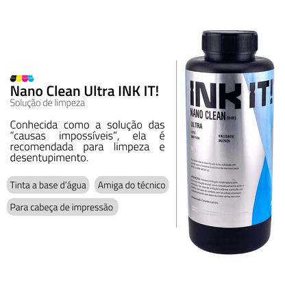 Solução de Limpeza - Nano Clean Ultra | INK IT!