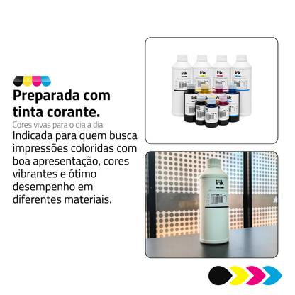 Impressora Epson Workforce Enterprise AM-C400 C/ Tinta Corante | Preparação Ink